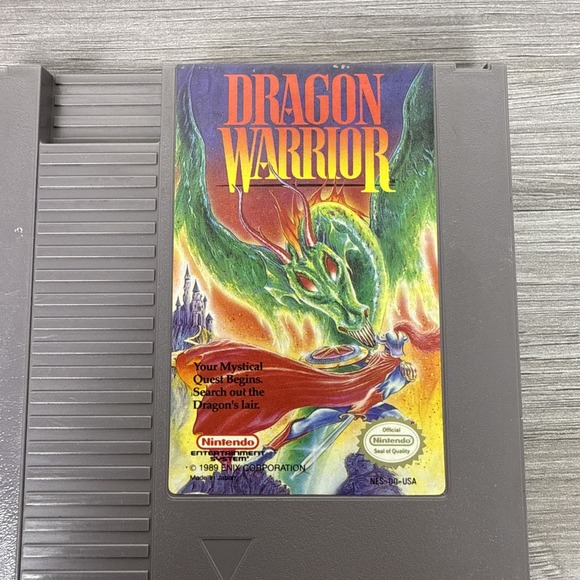 Dragon Warrior (Nintendo Entertainment System, NES, 1989) Cartridge Authentic - Picture 2 of 9